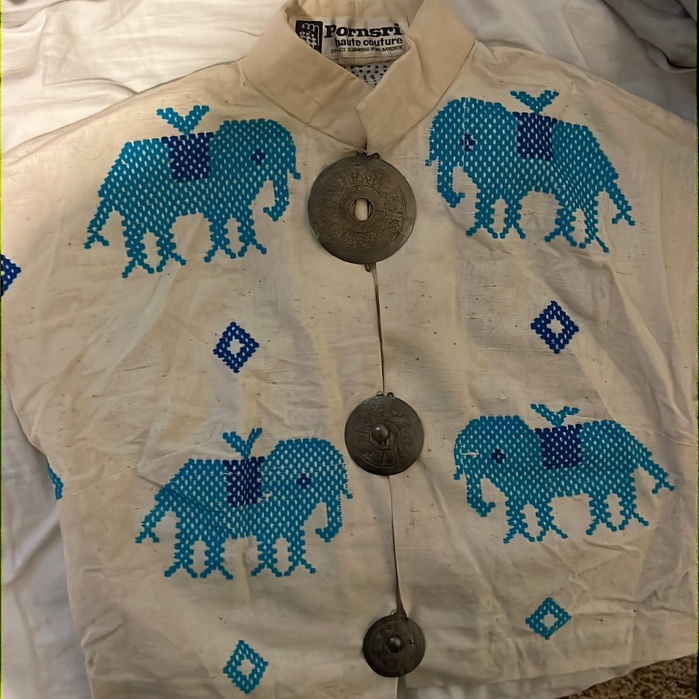 VTG rare embroidered vest✨✨ - Picture 4 of 8